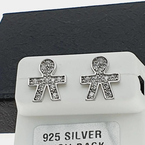 925 sterling silver luxury CZ earrings for women/girls, Best forRJUS2149 - Picture 6 of 10